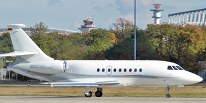 Falcon 2000 cabin for San Francisco charter