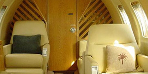 Hawker 750 view for San Francisco charter