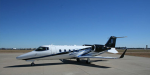 Learjet 60 cabin for San Francisco charter