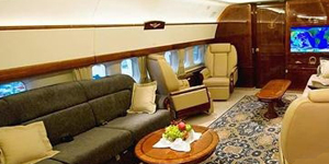 Boeing 727-251 VIP cabin for San Francisco charter