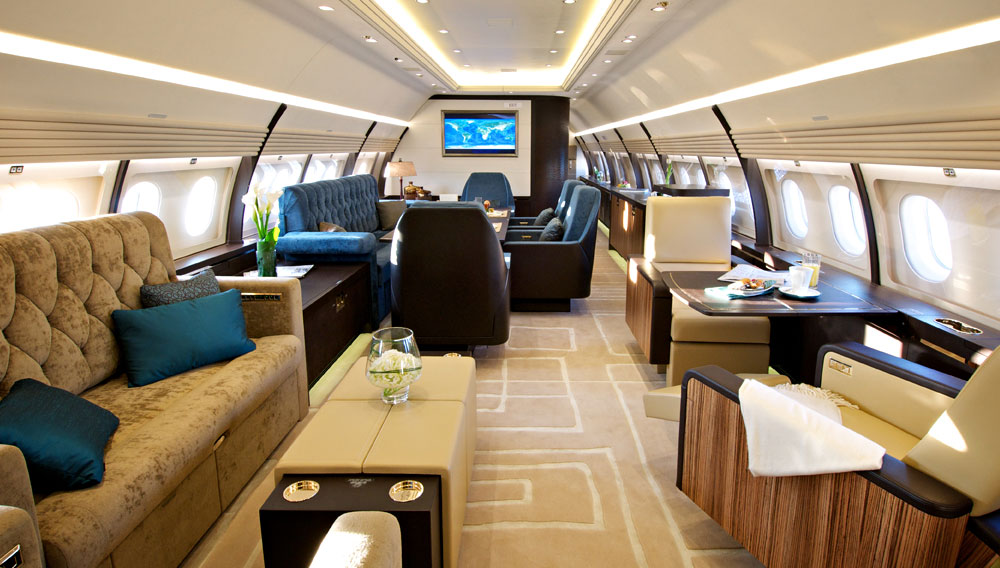 Airbus A320 cabin for San Francisco charter