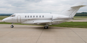Hawker 1000 view for San Francisco charter