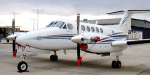 King Air 350 view for San Francisco charter