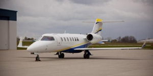 Learjet 40 view for San Francisco charter