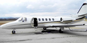 Cessna Citation II cabin for San Francisco charter