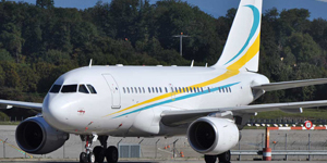 Airbus A318 Elite cabin for San Francisco charter