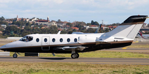 Beechjet 400A view for San Francisco charter