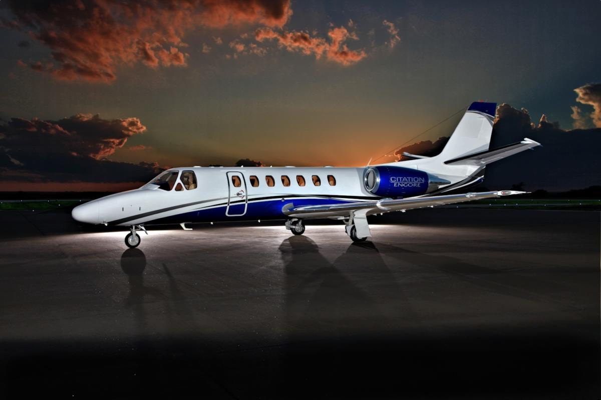 Cessna Citation Encore view for San Francisco charter