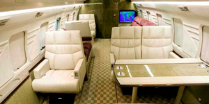 Challenger 600 view for San Francisco charter