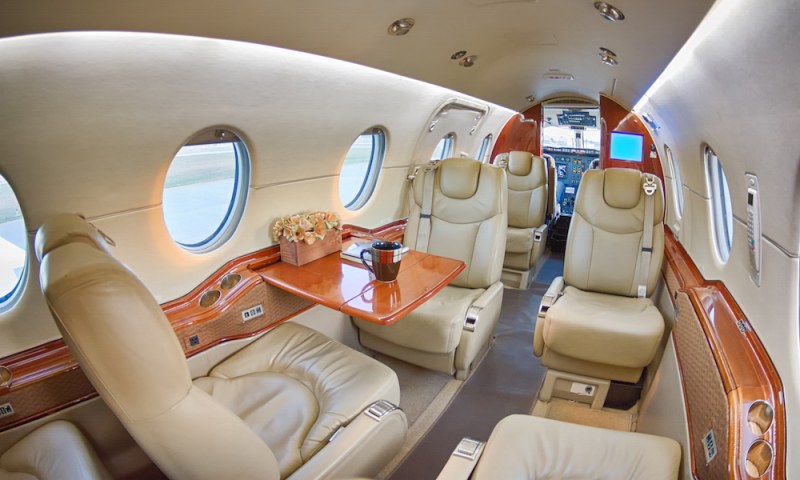 Beechjet 400A cabin for San Francisco charter