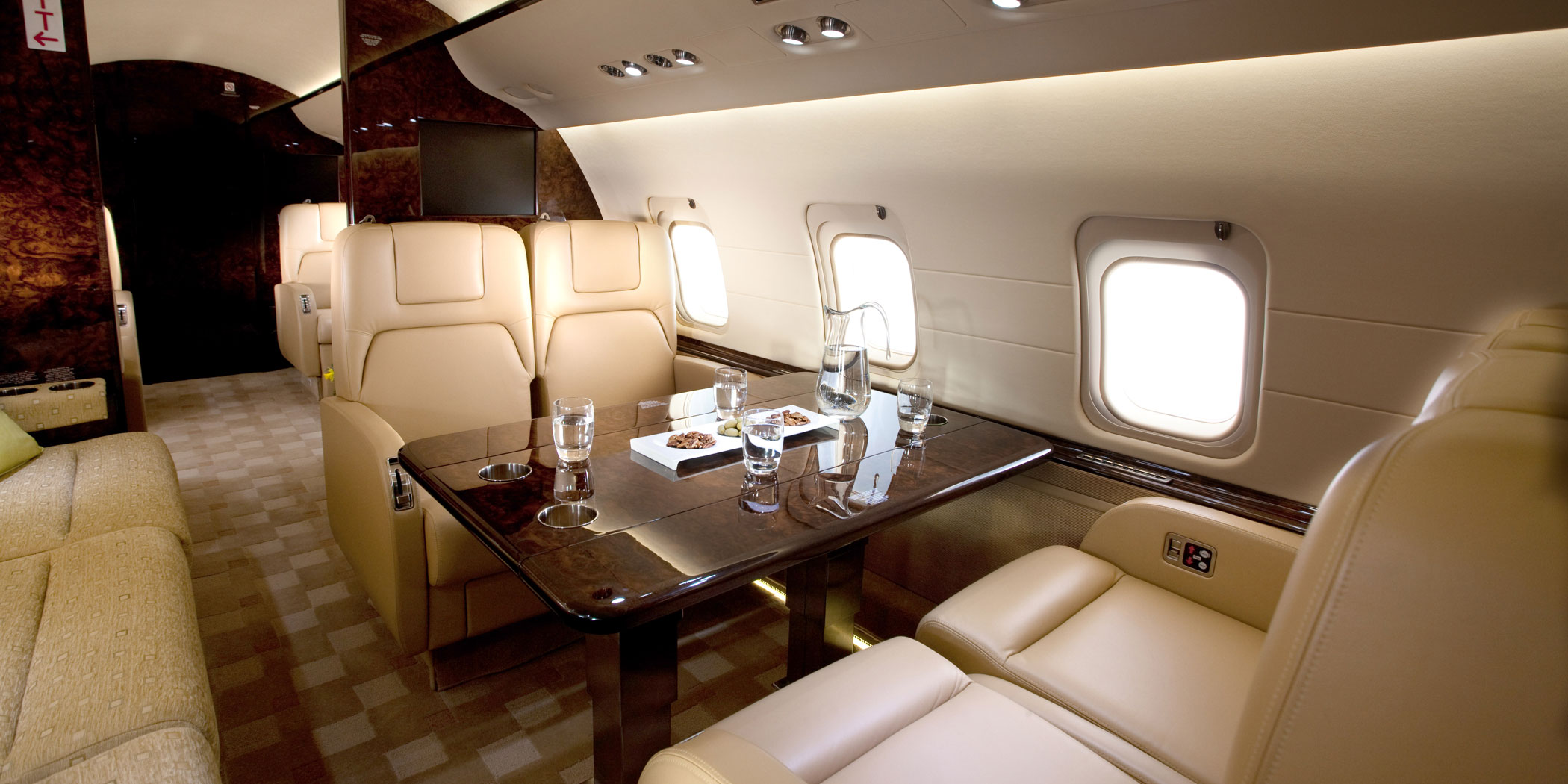 Challenger 850 view for San Francisco charter