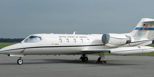 Learjet 35 view for San Francisco charter