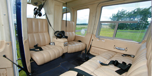 Bell Long Ranger cabin for San Francisco charter