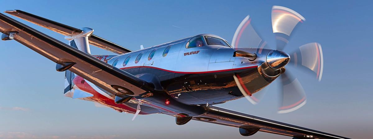 Pilatus PC-12 cabin for San Francisco charter