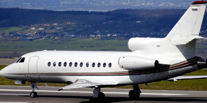 Falcon 900 view for San Francisco charter
