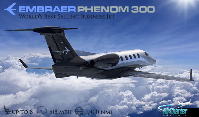 San Francisco Embraer Phenom 300 Charter
