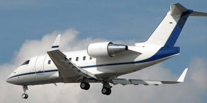 Challenger 600 cabin for San Francisco charter