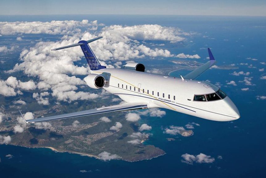 Challenger 850 cabin for San Francisco charter