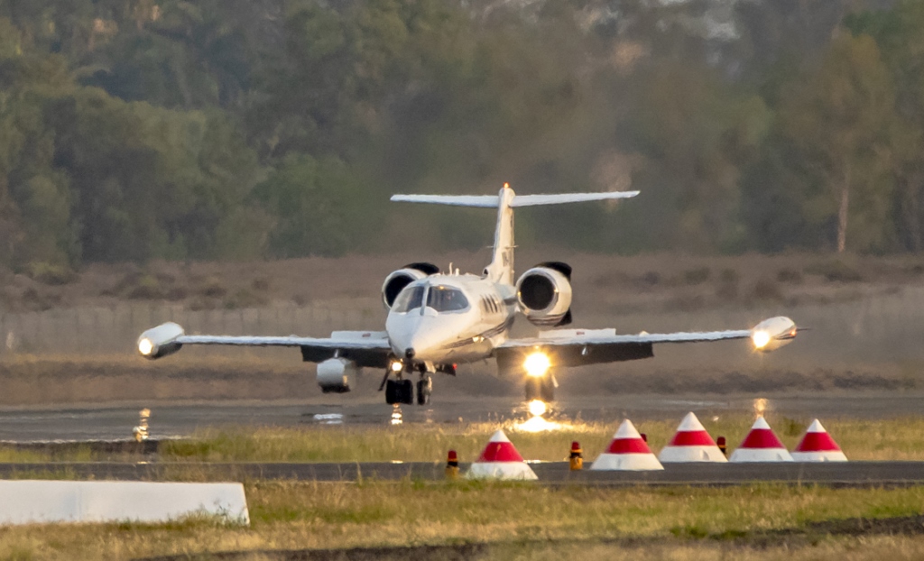 Learjet 35 view for San Francisco charter