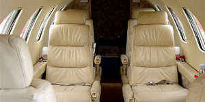 Cessna Citation II view for San Francisco charter