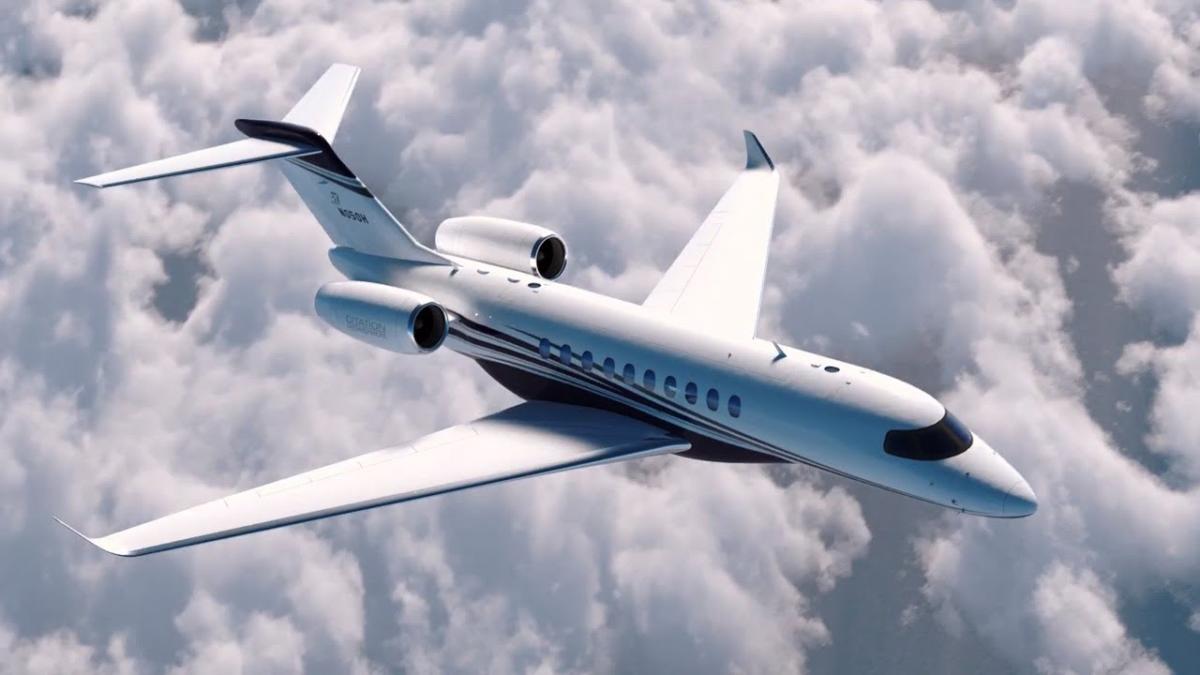 Cessna Citation Hemisphere cabin for San Francisco charter