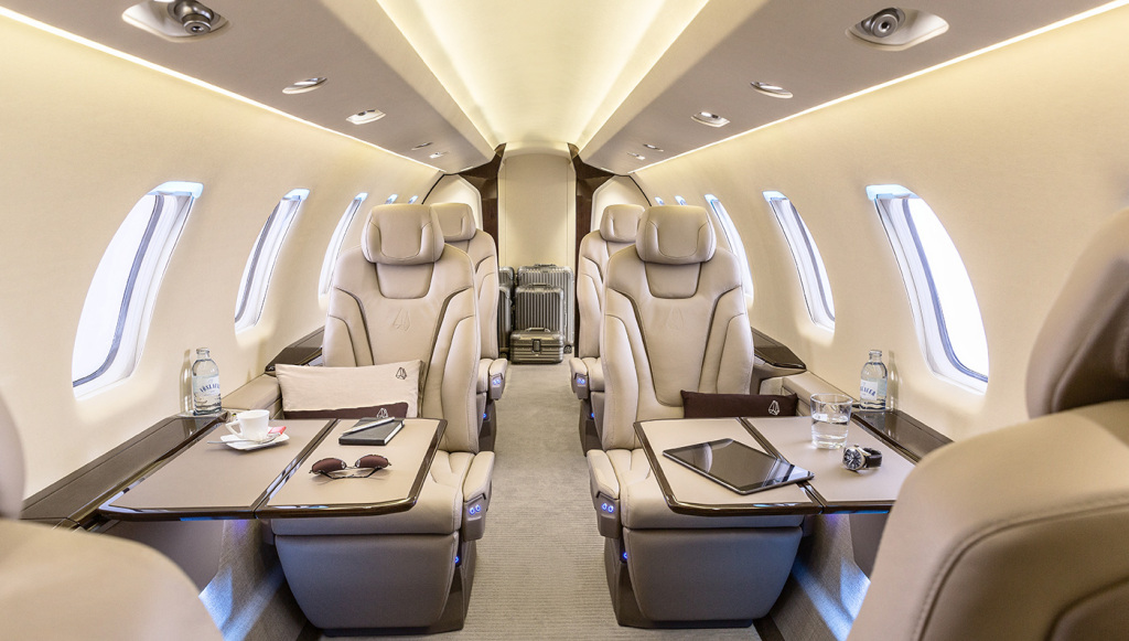 Pilatus PC-24 view for San Francisco charter