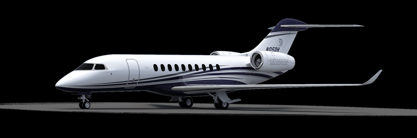 Cessna Citation Hemisphere view for San Francisco charter