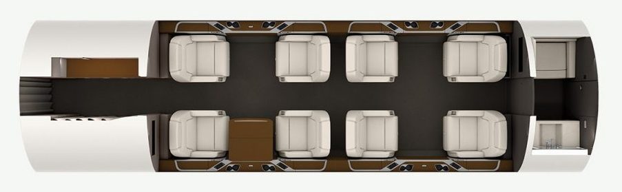Bombardier Challenger 350 view for San Francisco charter