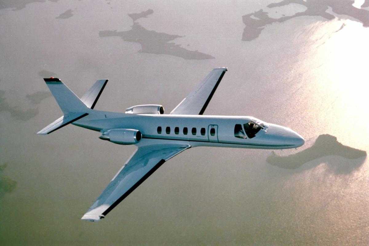 Cessna Citation Ultra cabin for San Francisco charter